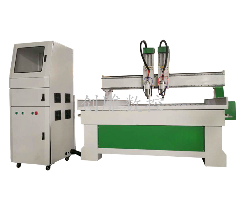 双头独立木工雕刻机